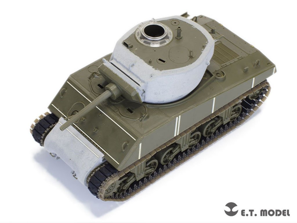 Maquette ET P35-082 Char Sherman M4 T48 de l&amp;#39;armée américaine (Seconde Guerre mondiale) avec bec de canard (Type 1), chenilles fonctionnelles (impression 3D), échelle 1/35 – image 4