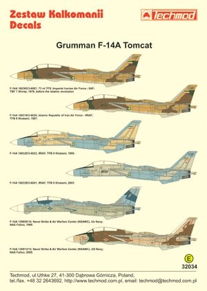 Techmod 32034 - Grumman F-14A Tomcat 1/32 – immagine 2