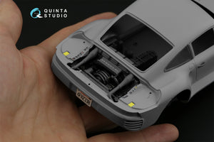 Quinta Studio QD24003 Porsche 959 3D-Printed &amp;amp; coloured Interior on decal paper (Tamiya) 1/24 – Bild 13
