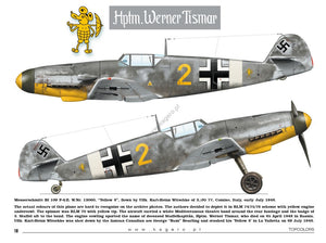 Kagero 15034 Messerschmitt Bf 109s over the Mediterranean Part I (kalkomania/decals) EN/PL – imagen 4