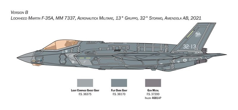 Italeri 1464 F-35A LIGHTNING II CTOL version (Beast Mode) 1/72 – image 4