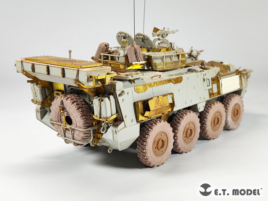 E.T. Model P35-155 U.S.Army Stryker Armored Vehicle Sagged Wheels For TRUMPETER Kit 1/35 – Bild 6