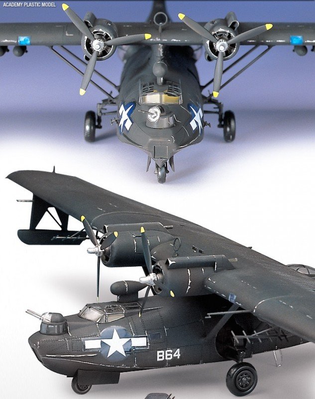 Academy 12487 PBY-5A Black Catalina 1/72 – Bild 2