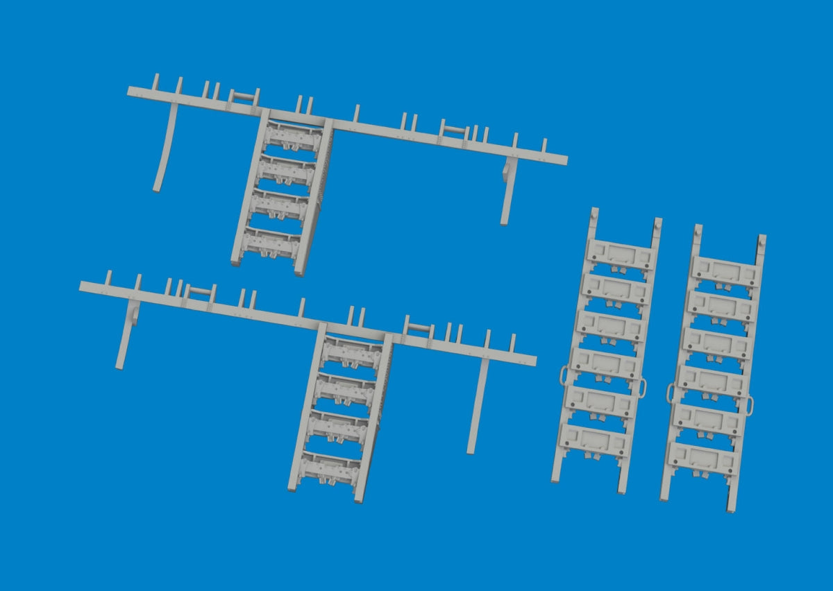 Eduard 6481012 B-26B bomb racks PRINT ICM 1/48 – image 4