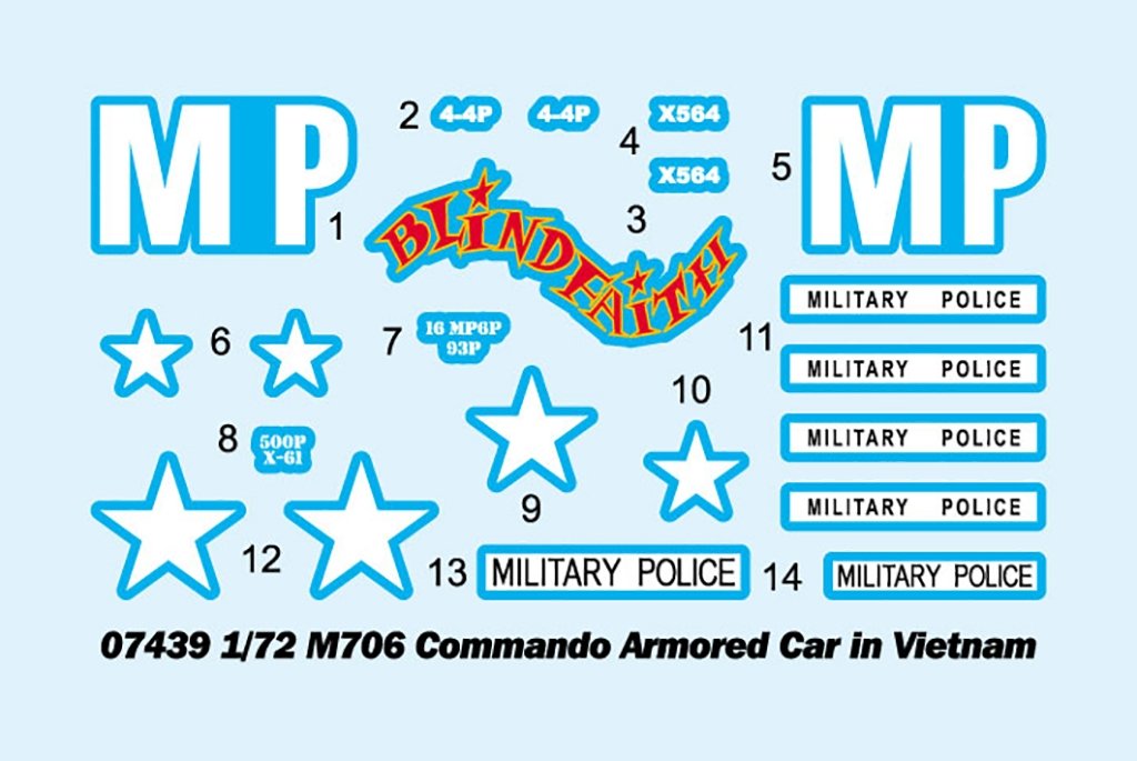 Trumpeter 07439 M706 Commando Armored Car in Vietnam 1/72 – zdjęcie 3