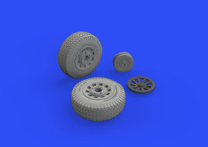 Roues Eduard 648512 P-51D, finition losange, échelle 1/48, EDUARD – image 2
