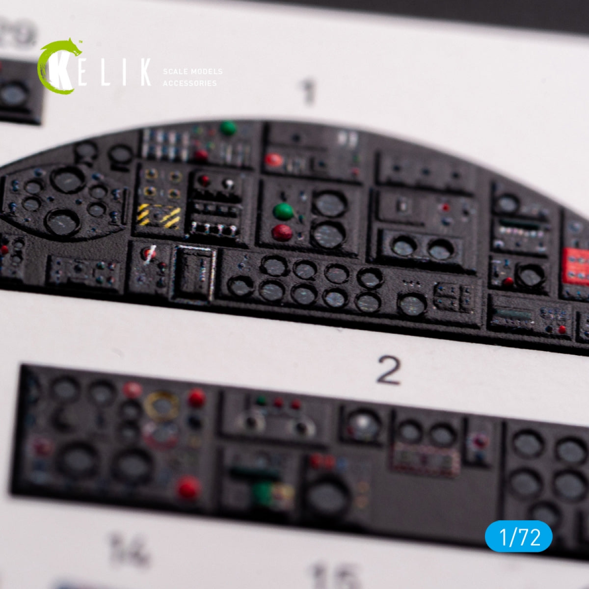 KELIK K72065 Handley Page Victor B Mk2 interior 3D decals for Airfix kit 1/72 – zdjęcie 9
