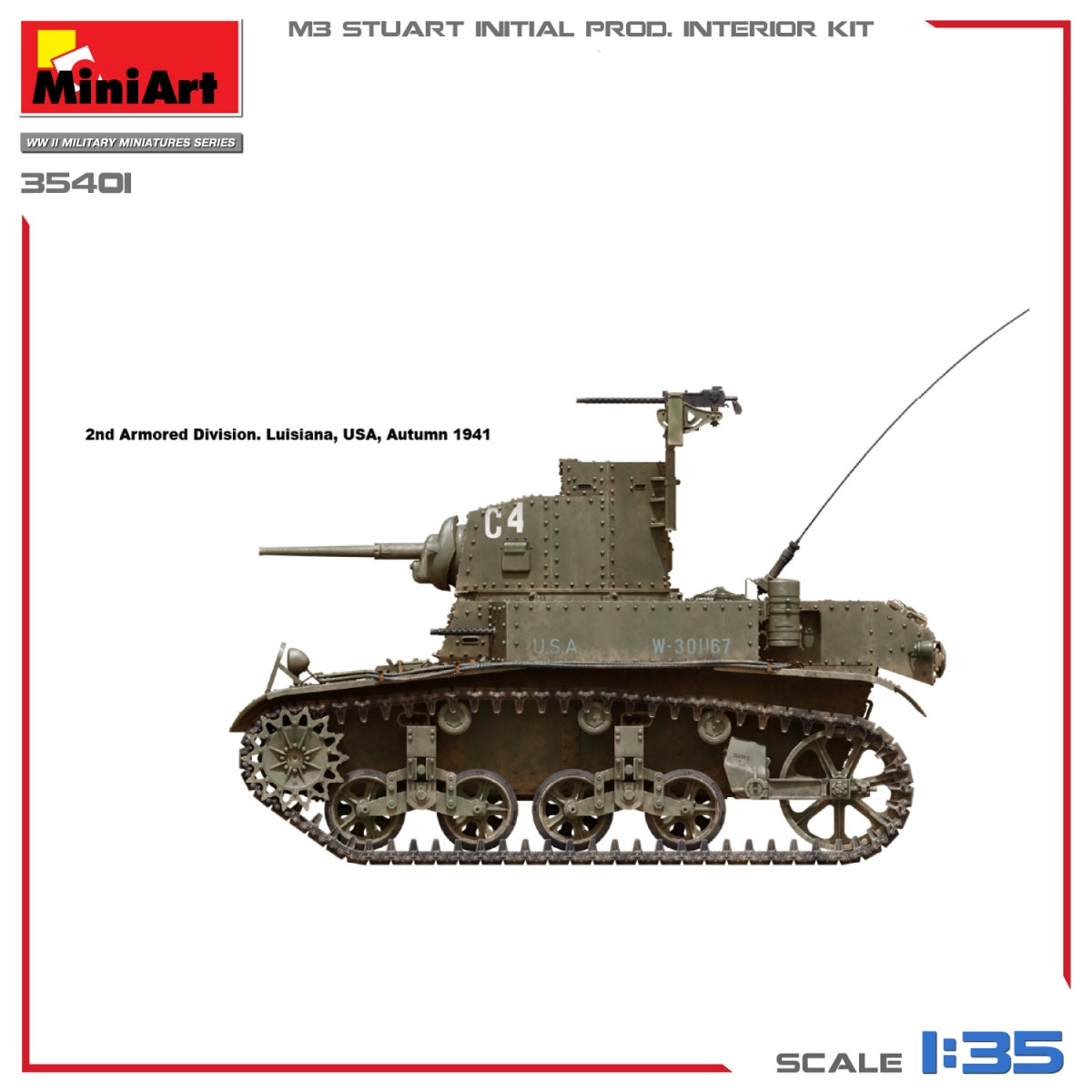 MiniArt 35401 M3 STUART INITIAL PRODUCTION 1/35 – image 11