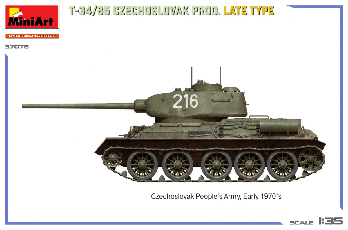 MiniArt 37078 T-34/85 Prod. tchécoslovaque. Type tardif 1/35 – image 10