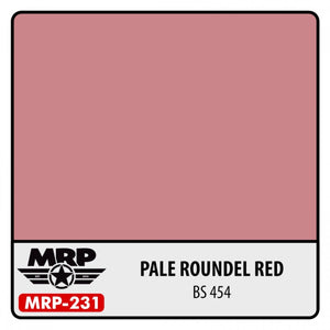 Peinture MR. Paint MRP-231 ROUGE PÂLE RONDEL BS 454 30 ml