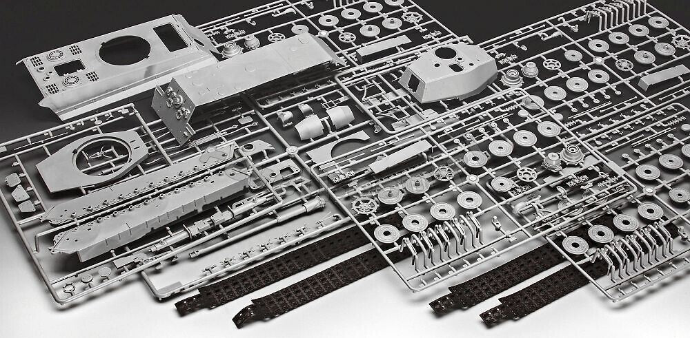 Revell 63249 Tiger II Ausf.B Henschel Turret Model Set 1/35 – immagine 8