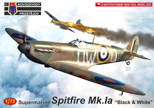 Kovozavody Prostejov KPM0263 Spitfire Mk.Ia „Black &amp;amp; White“ 1/72