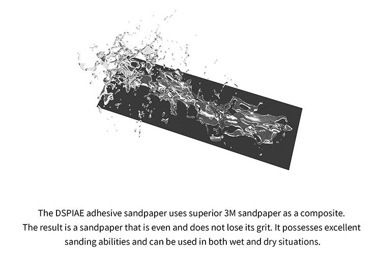 DSPIAE MSP-2000 #2000 DIE-CUTTING ADHESIVE SANDPAPER / PAPIER ŚCIERNY SAMOPRZYLEPNY – Bild 5