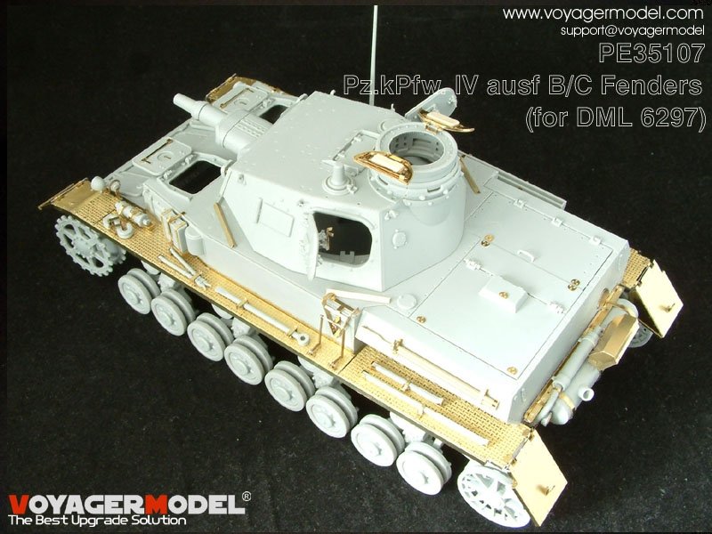 Voyager Model PE35107 Pz.kPfw. IV Ausf B/C (For DRAGON 6297) 1/35 – Bild 3