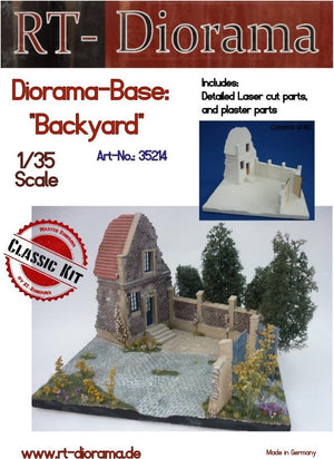 RT-Diorama 35214 Diorama-Base:&amp;quot;Backyard&amp;quot; 1/35