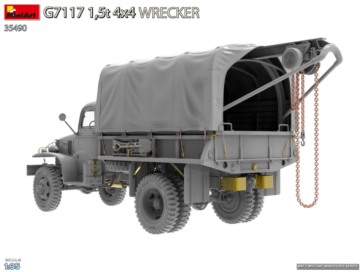 MiniArt 35490 G7117 1,5t 4x4 Wrecker 1/35 – immagine 6