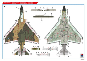 Hobby 2000 48038 Vietnam Aces vol.2 ( ACADEMY + CARTOGRAF + MASKI ) 1/48 – Bild 5