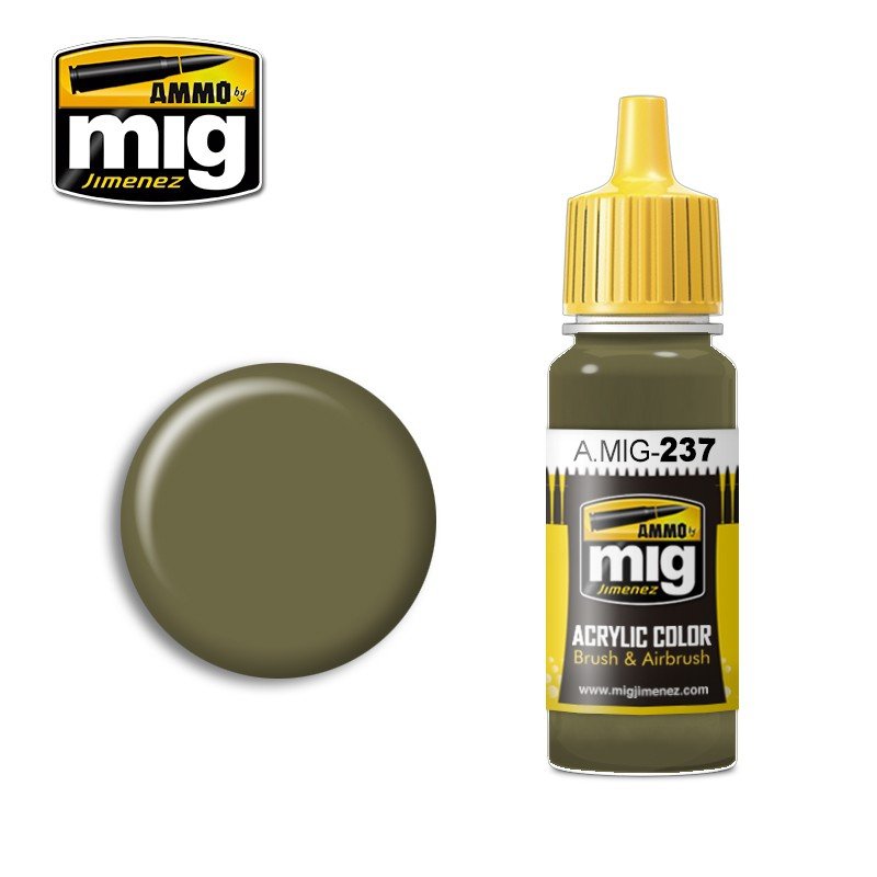 Munitions de Mig Jimenez 0237 FS 23070 DARK OLIVE DRAB 17ml