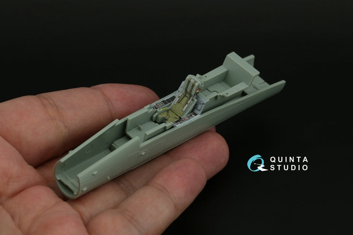 Quinta Studio QD72077 F/A-18C late 3D-Printed &amp;amp; coloured Interior on decal paper (Academy) 1/72 – Bild 10