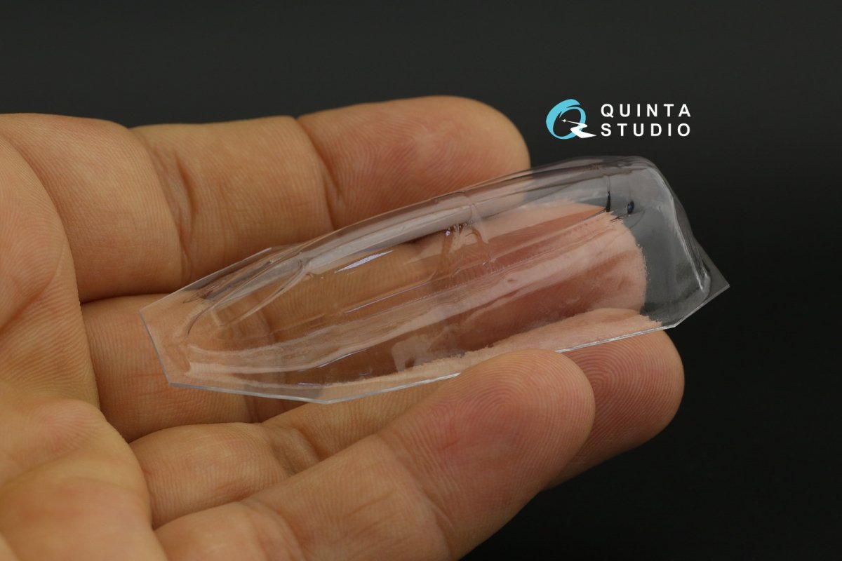 Quinta Studio QC72032 F-4J vacuumed clear canopy (Academy) 1/72 – immagine 3