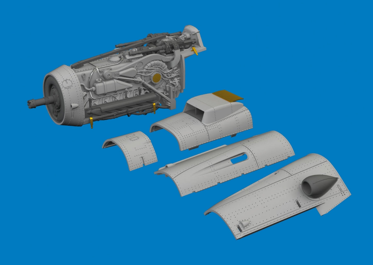 Eduard 672402 Bf 109G-10 Erla engine PRINT Eduard 1/72 – imagen 3