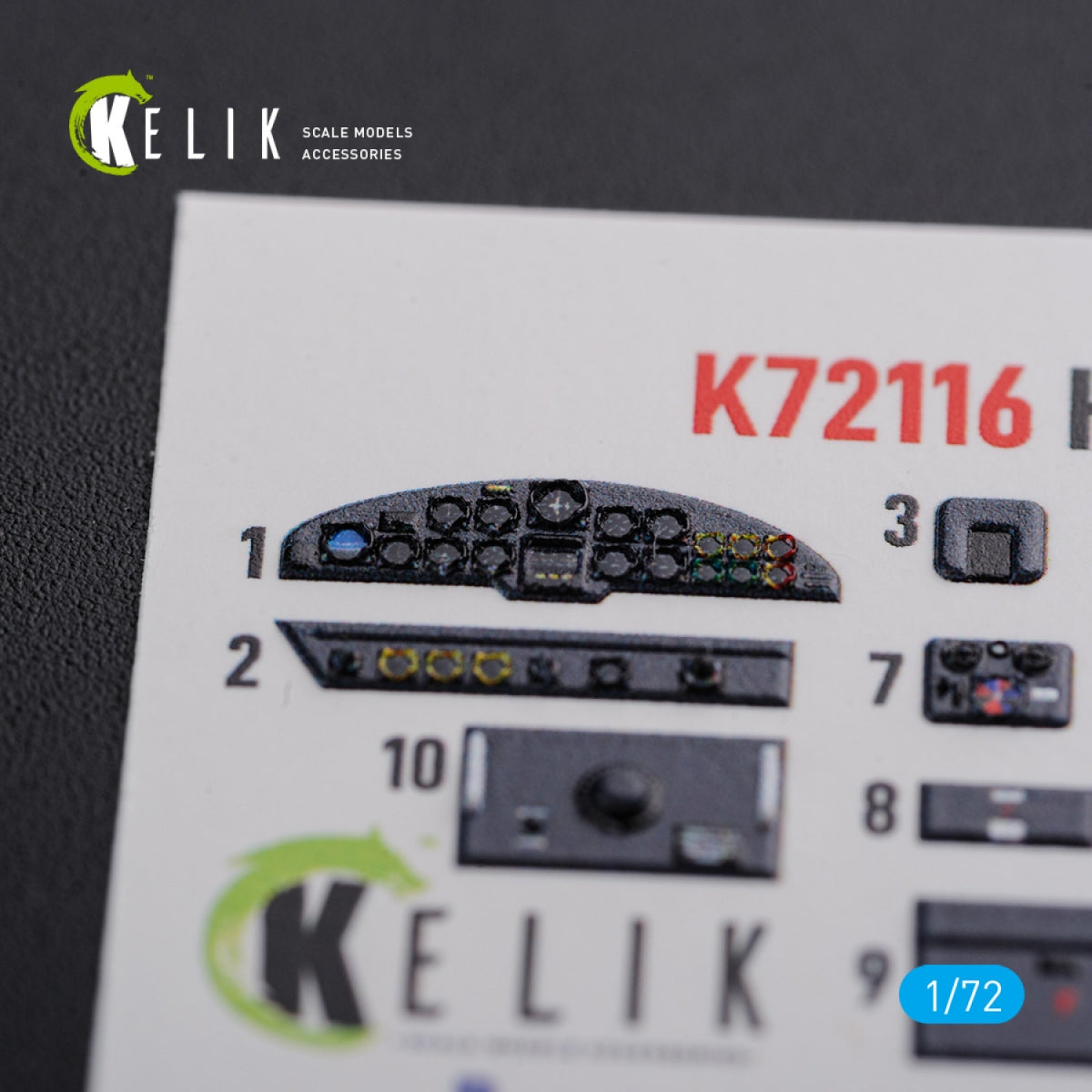 KELIK K72116 He-111 H6 interior 3D decals for Airfix kit 1/72 – Bild 4