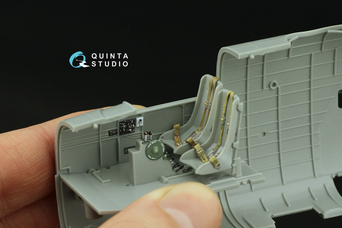 Quinta Studio QD48436 B-25J Mitchell Glass Nose 3D-Printed coloured Interior on decal paper (HK models) 1/48 – immagine 10