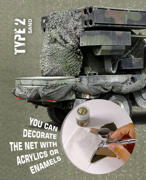 AK Interactive AK8062 CAMOUFLAGE NET BROWN TYPE 2 – Bild 2