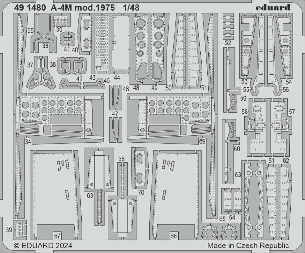 Eduard BIG49435 A-4M Mod. 1975 detail set for Magic Factory 1/48 – Bild 4