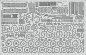 Eduard 53293 USS Missouri BB-63 part 2 HOBBY BOSS 1/350