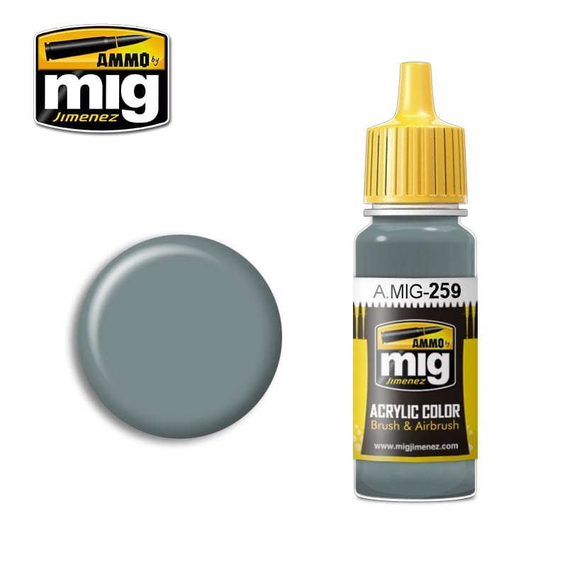Munitions Mig Jimenez 0259 - IJA Gris clair Vert 17 ml