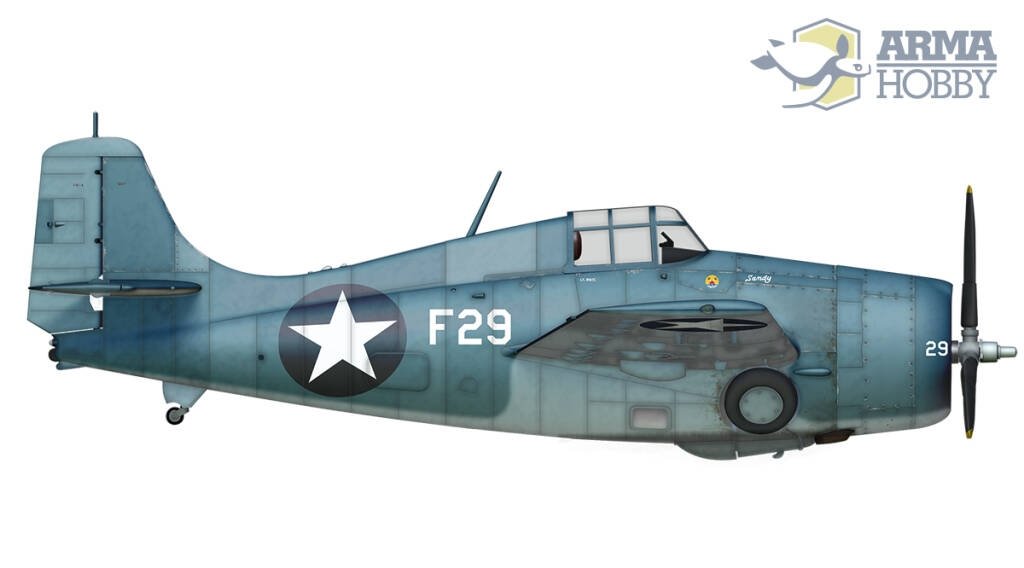 Arma Hobby 70048 F4F-4 Wildcat® Model Kit 1/72 – immagine 3