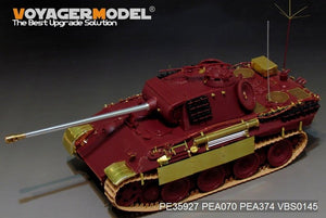 Maquette Voyager PE35927 Panther A allemand de la Seconde Guerre mondiale, version tardive, pour MENG TS-035, échelle 1/35  – image 4