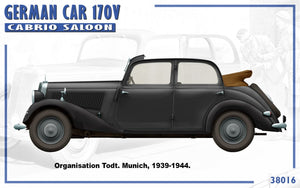 MiniArt 38016 VOITURE ALLEMANDE 170V BERLINE CABRIOLET 1/35 – image 7