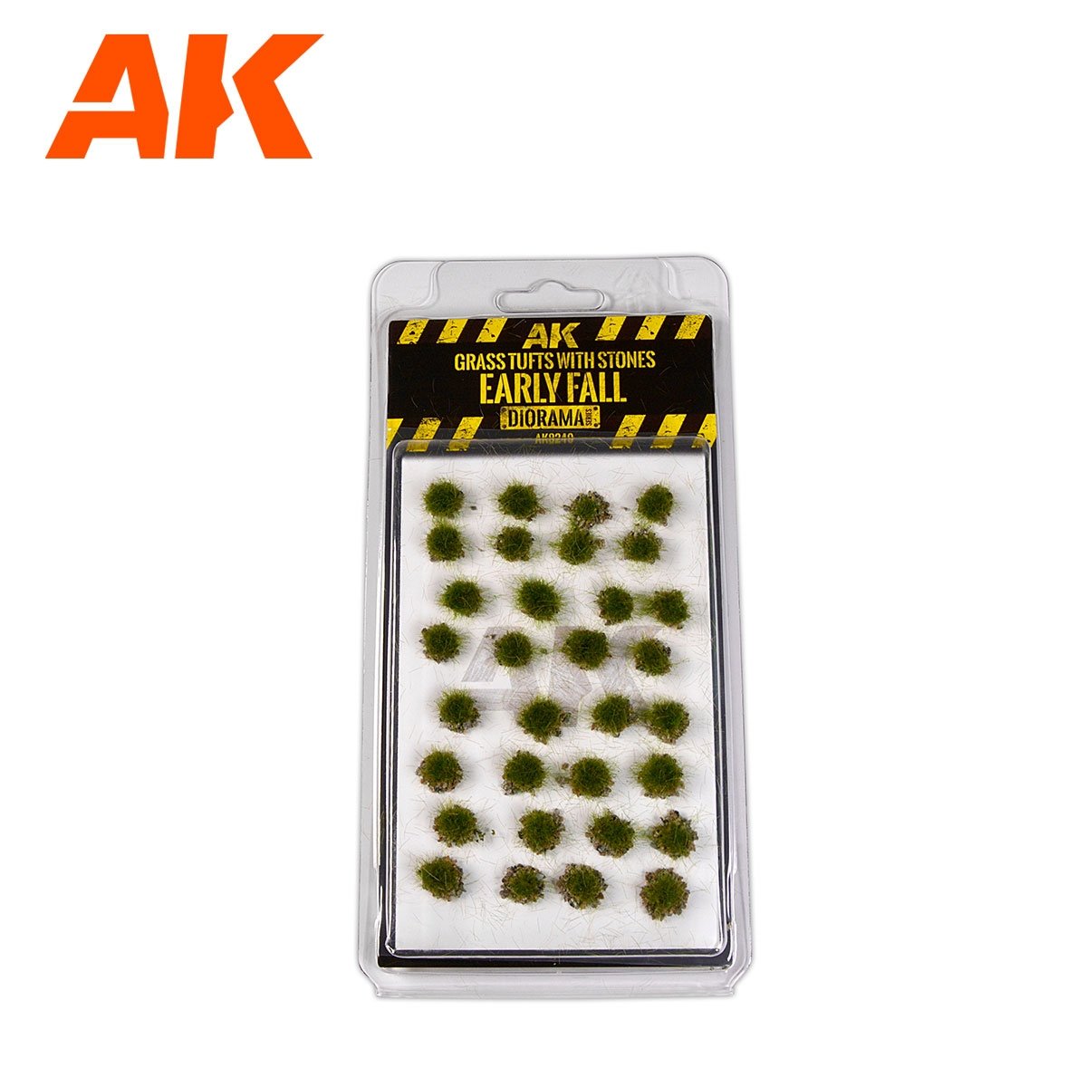 AK Interactive AK8249 GRASS TUFT WITH STONES EARLY FALL – zdjęcie 2