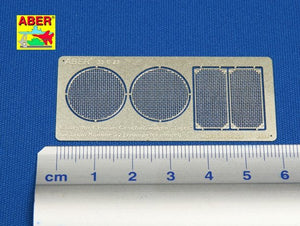 Aber 35G23 Grilles for german self proppeled gun Geschützwagen Tiger für 17cm Kanone 72 1/35 – Bild 2