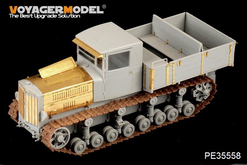 Tracteur d&amp;#39;artillerie soviétique Komintern de la Seconde Guerre mondiale, modèle Voyager PE35558, pour TRUMPETER 05540, échelle 1/35 – image 2