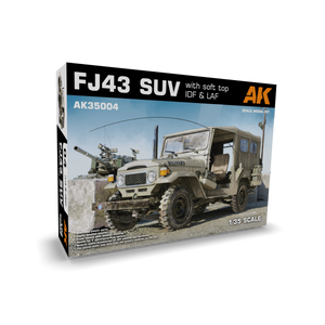 AK Interactive AK35004 FJ43 SUV WITH SOFT TOP IDF &amp;amp; LAF 1/35