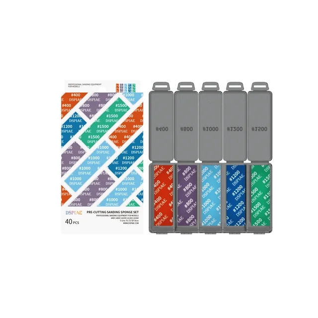DSPIAE DS3-S01 Reusable Abrasive Sponge Set / Zestaw gąbek ściernych wielokrotnego użytku