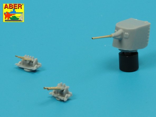 Aber 350L-75 Barrels set for Japnnese Light Cruiser like: Abukama; Isuzu; Kinu; Nagara; Natori; Yura -140mm x 7, 25mm x 4, 13mm x 4 1/350 – Bild 4