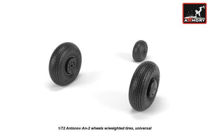 Armory Models AW72057 Antonov An-2/An-3 Colt wheels w/ weighted tires 1/72 – imagen 4