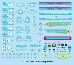 Trumpeter 03219 F-117A Nighthawk 1/32 – imagen 11