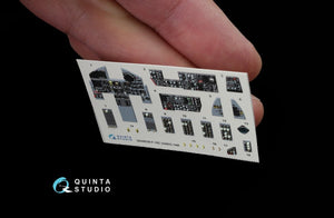 Quinta Studio QD48039 F-15C 3D-Printed &amp;amp; coloured Interior on decal paper (for GWH kit) 1/48 – immagine 8