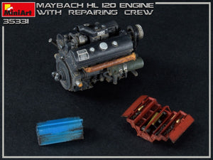 Miniart 35331 MAYBACH HL 120 ENGINE FOR PANZER III/IV FAMILY WITH REPAIR CREW 1/35 – Bild 13