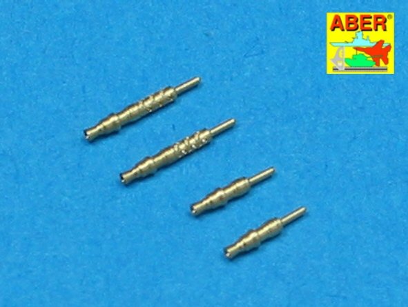 Aber A48 003 Set of 4 barrels tips for German 7,92 mm MG 17 aircraft machine guns 1/48