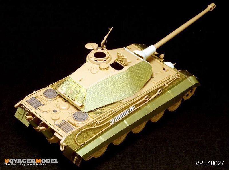 Voyager Model VPE48027 Photo Etched set for KING TIGER porsche (For TAMIYA32539) 1/48 – Bild 2