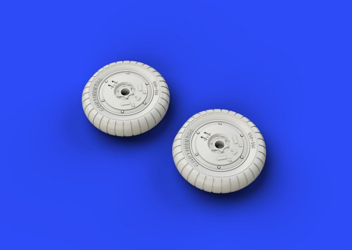 Eduard 648261 Bf 109G-6 wheels 1/48 – immagine 2
