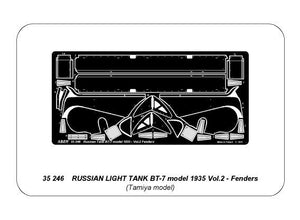 Aber 35246 Russian light tank BT-7 - vol. 2 - additional set - fenders 1/35 – Bild 4