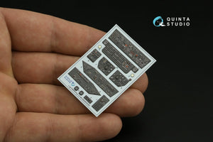 Quinta Studio QDS-48383 Mi-17 3D-Printed &amp;amp; coloured Interior on decal paper (Trumpeter) (Small version) 1/48 – zdjęcie 3