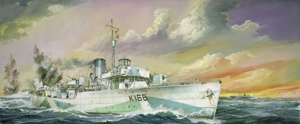 Revell 00451 Flower Class Corvette Technik 1/72 – imagen 3
